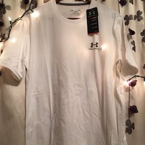 NWT Men's Under Armour White Heat Gear T-shirt